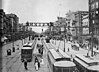 Several streetcars on Canal Street circa 1904