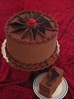 Chocolate fudge cake