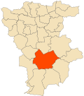 Location of Chelghoum Laïd in Mila Province