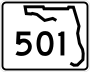 State Road 501 marker