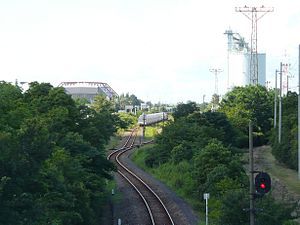 An image of Hekinanshi freight yard.