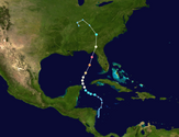 Hurricane Helene track and intensity