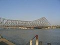 Howrah Bridge in India, a cantilever bridge