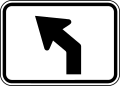 M5-2PL Advance Left Turn Arrow (45 Degree Angle)