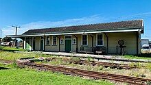 Matawhero Railway Station was moved to ECMoT site in 1995 and was restored to be able to help run the Museum's internal railway and the Makaraka section of the Moutohora Line that terminates at the museum.