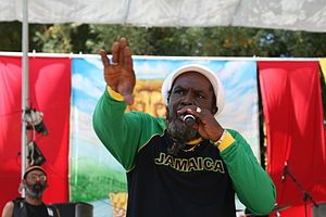 Performing at Reggae on the River in 2010