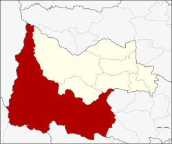 District location in Uthai Thani province