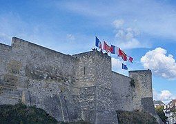 South Wall of the Castle, a huge fortress in the centre of the city