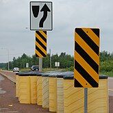 Impact attenuator Used in a Jalopnik article about John Fitch, inventor of the crash barrier; and in a twisted format in this 2012 blog (uncredited, but Google found it anyway)