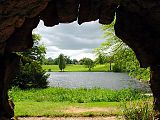 View from Capability Brown's grotto at Bowood House