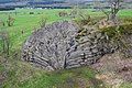 Basalt fan in a former quarry