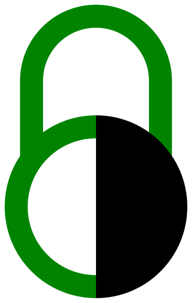 File:Limited-free-access lock.svg