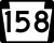 PA Route 158 Alternate Truck marker