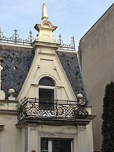 Detail of gable and finial