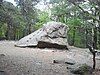 Teufelsstein on the hill of the same name