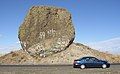 A glacial erratic called Yeager Rock, Waterville Plateau, Washington, US