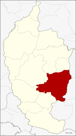 District location in Maha Sarakham province