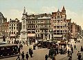 Dam Square (c. 1895) in Amsterdam, Netherlands