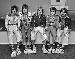 Bay City Rollers in the Netherlands in 1976