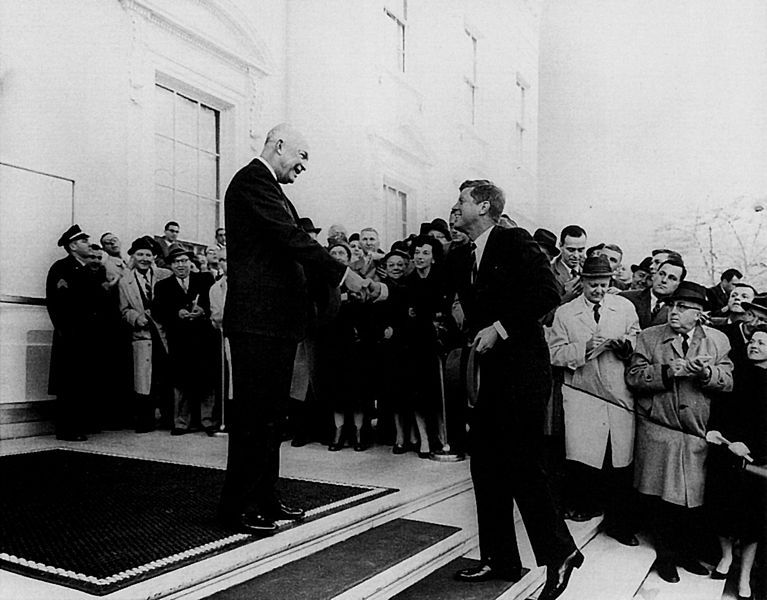 File:Eisenhower and Kennedy.jpg