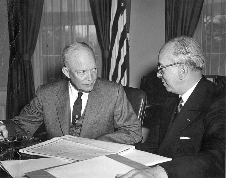 File:Eisenhower and Strauss.jpg