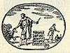 Woodcut for faith illustrating Abraham and Isaac