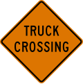 CW8-6 Truck crossing