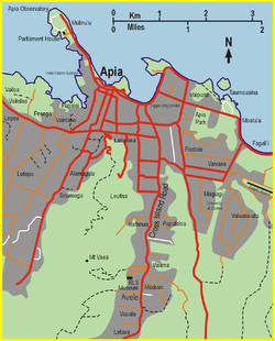 Map of Apia