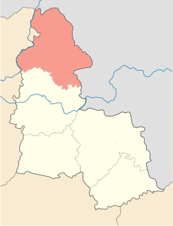 Raion location in Sumy Oblast