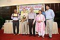 Prabodh Kirtilal Mehta receiving award by Hirani Mata Sthanak Trust on September 22, 2013