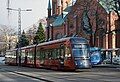 Image 41Škoda Artic light rail train near the cathedral in Tampere, Finland (from Train)