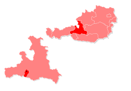 Location within Zell am See district