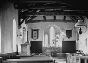 Church interior prior to the restoration by George Pace