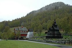 View of the village churches