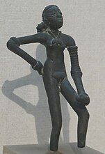 The Dancing Girl of Mohenjo-daro sculpture