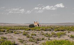 Colour photograph of the Remnants of Khosrow Shir Mosque