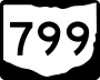 State Route 799 marker