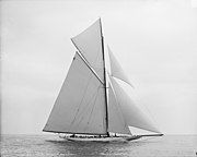 Reliance America's Cup defender Reliance at the start, August 25th, 1903.