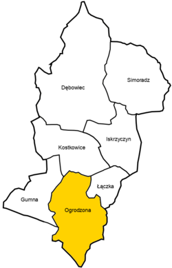 Location of Ogrodzona