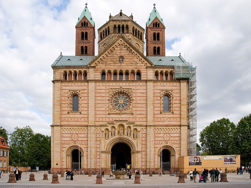 File:Speyer---Cathedral---West-View---(Gentry).jpg