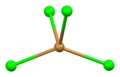 Distorted tetrahedral coordination geometry of bromine number 2