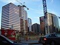 The hospital in 2009 (Left to right: West tower, Feigin tower, CNRC, Wallace tower)