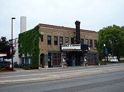 The Heights Theater is a local landmark