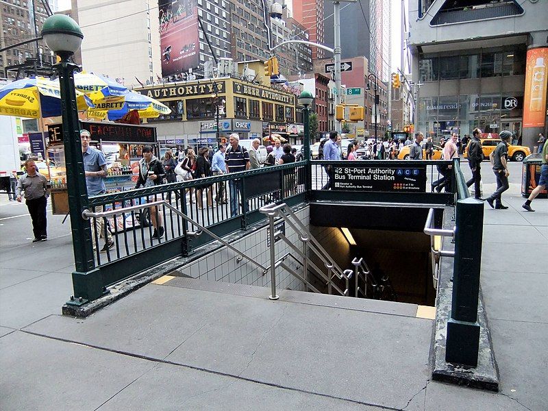 File:42nd Street-PABT Entrance.JPG