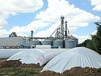 AFA Serodino Agricultores Federados Argentinos primary grain storage center.