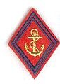 Shoulder patch of the marine artillery before the 2000s. This patch is sometimes still worn but not official anymore.