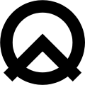 Atheist and possibly antitheist symbol. Shares similarities with the null sign, Ø. Resembles a carpenter's steel square linked with a circle, recalling the "square circle" omnipotence paradox. Also contains what is roughly an A.