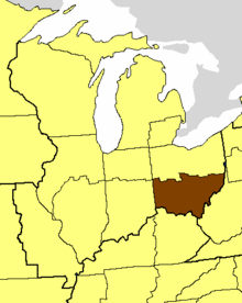 Location of the Diocese of Southern Ohio