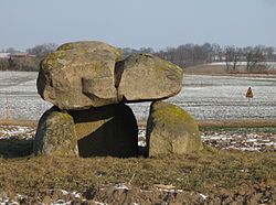 Ancient dolmen in Gantofta