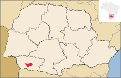 Location in Paraná